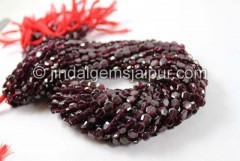 Rhodolite Cut Hexagon Shape Beads